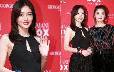 “皇后”秦岚香港出席妆品活动,收迷妹获阿Sa求合影!