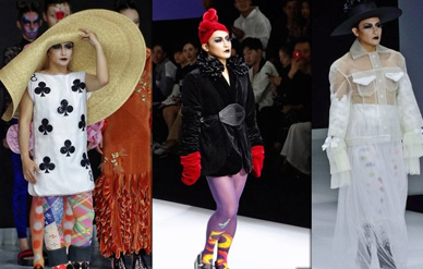 陈志朋时装周辣眼高清图来袭，奇装异服造型诡异，展现独一无二！