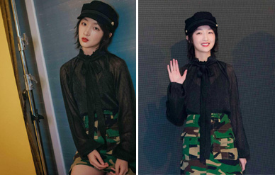 周冬雨娇小可爱，笑容灿烂变身鬼马精灵！