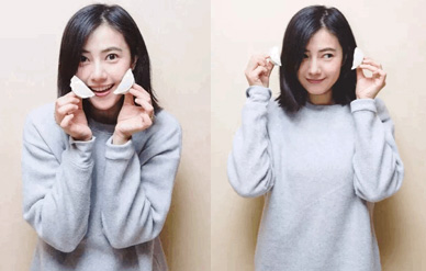 粉丝立冬晒高圆圆旧照，拿饺子卖萌甜美露笑温柔可爱！