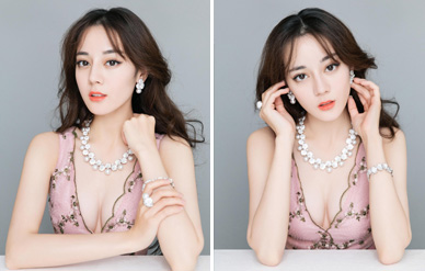 迪丽热巴出镜被赞盛世美颜,露性感事业线超吸睛!