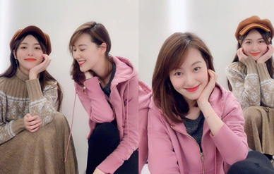 唐嫣闺蜜合照，露出幸福笑，温柔又治愈！