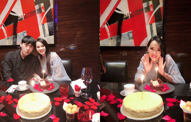 50岁伊能静上海庆生,有秦昊宠爱自称“一点都不老”!