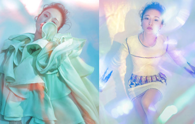 周迅曝春日缥缈封面大片，斑澜光影之中如梦如幻！